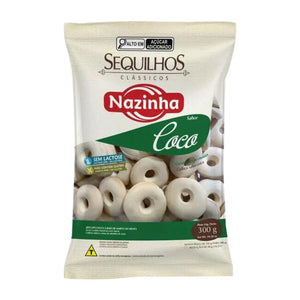 SEQUILHOS COCO 300G NAZINHA