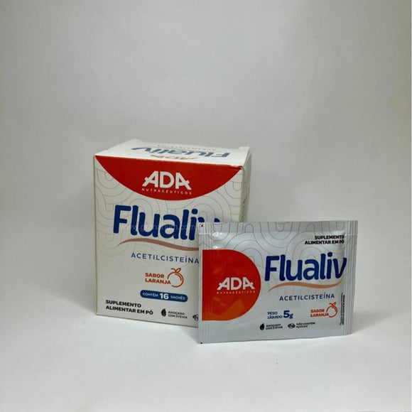 FLUALIV ACETILCISTEINA LARANJA 16SAC 5G ADA