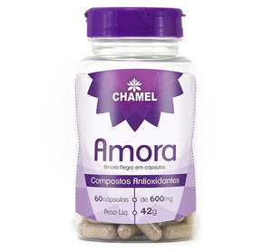 Amora Negra 600mg - 60 caps - Chamel - Granarium Produtos Naturais Londrina - Granarium Produtos Naturais