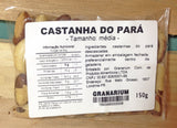 Castanha do Pará Sem Casca Média - 150g - Granarium Produtos Naturais Londrina - Granarium Produtos Naturais