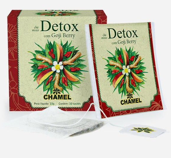 Chá Detox - Goji Berry - Chamel 10 sachês - Granarium Produtos Naturais Londrina - Granarium Produtos Naturais