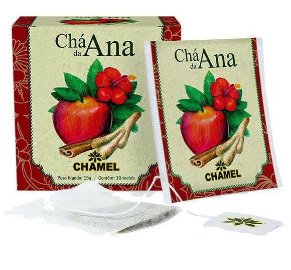 Chá da Ana - 10 sachês - Chamel - Granarium Produtos Naturais Londrina - Granarium Produtos Naturais