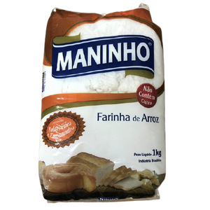 FARINHA DE ARROZ CRUA 1KG MANINHO