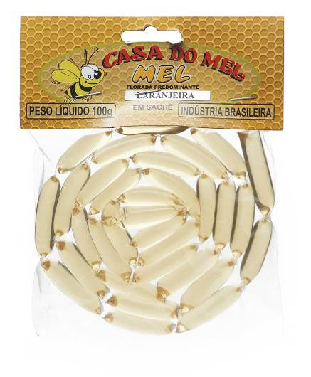 Mel de Flor de Laranjeira - Sachê - 100g - Granarium Produtos Naturais Londrina - Granarium Produtos Naturais