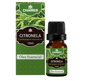 OLEO ESSENCIAL CITRONELA 10ML CHAMED