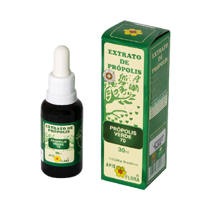 EXTRATO DE PROPOLIS VERDE 70% 30ML APISFLORA