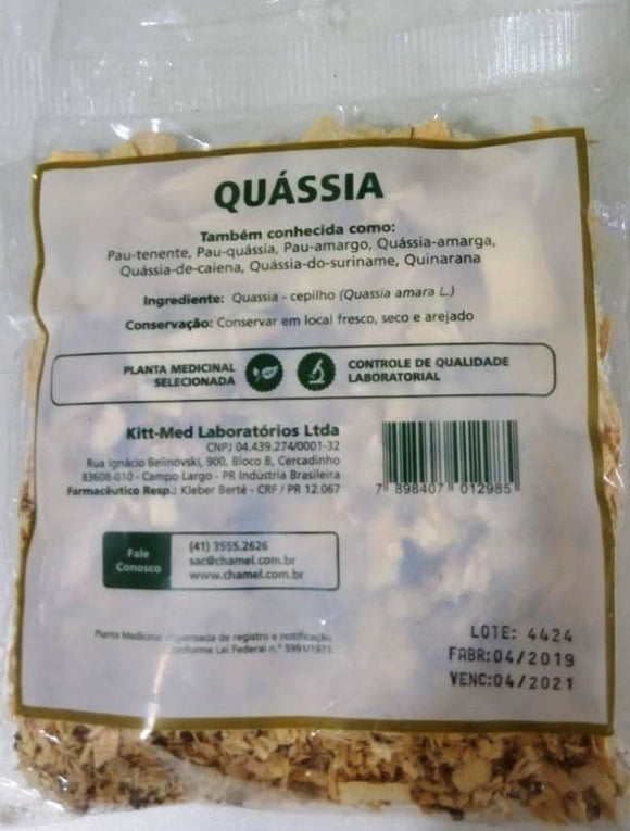 Quássia 30g Chamel - Granarium Produtos Naturais Londrina - Granarium Produtos Naturais